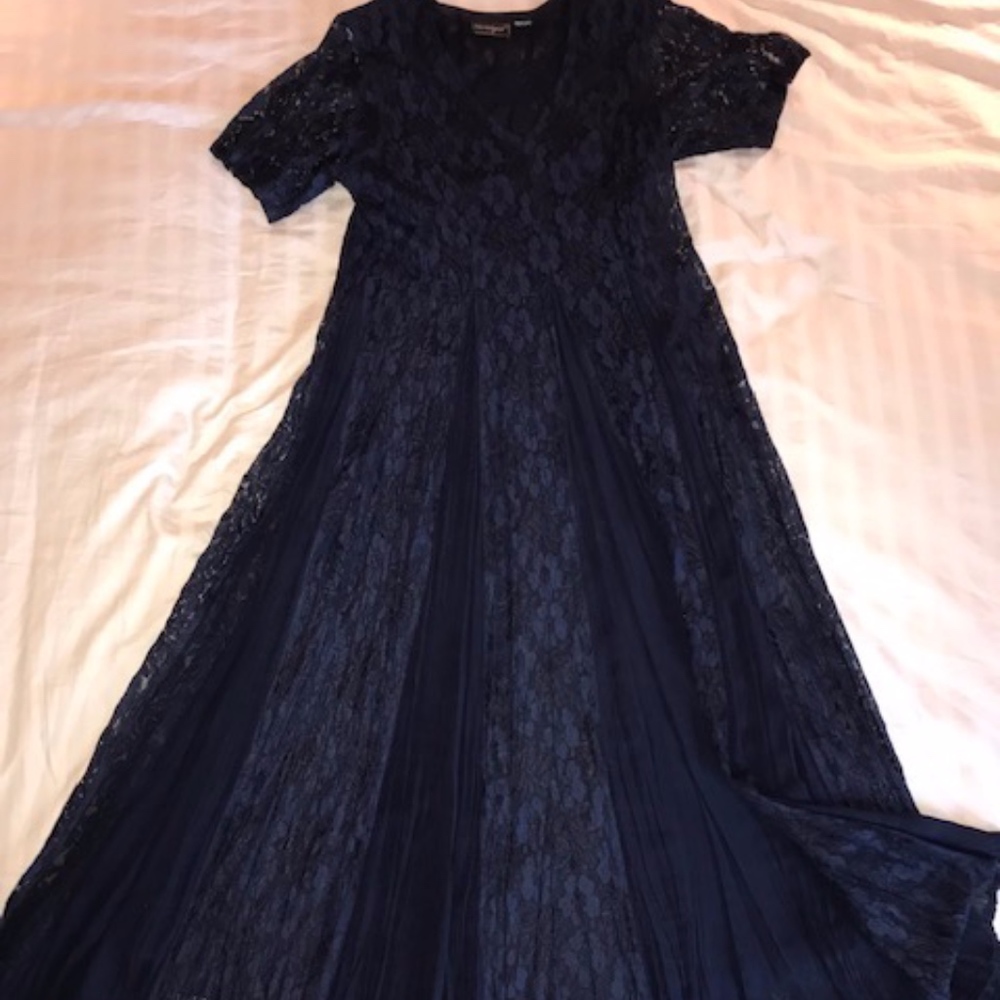 Navy Lace Dress